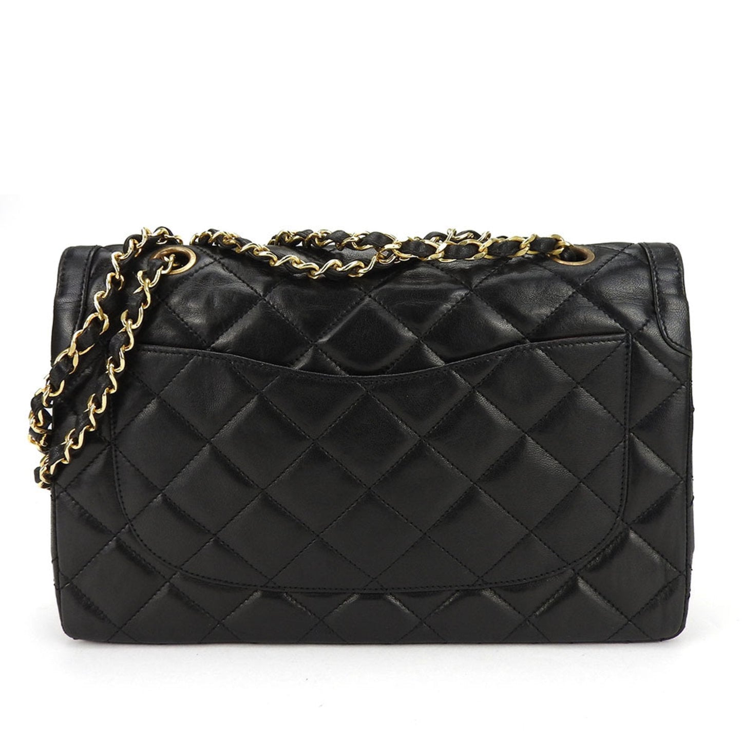 Chanel Black Leather Shoulder Bag (Pre-Owned)