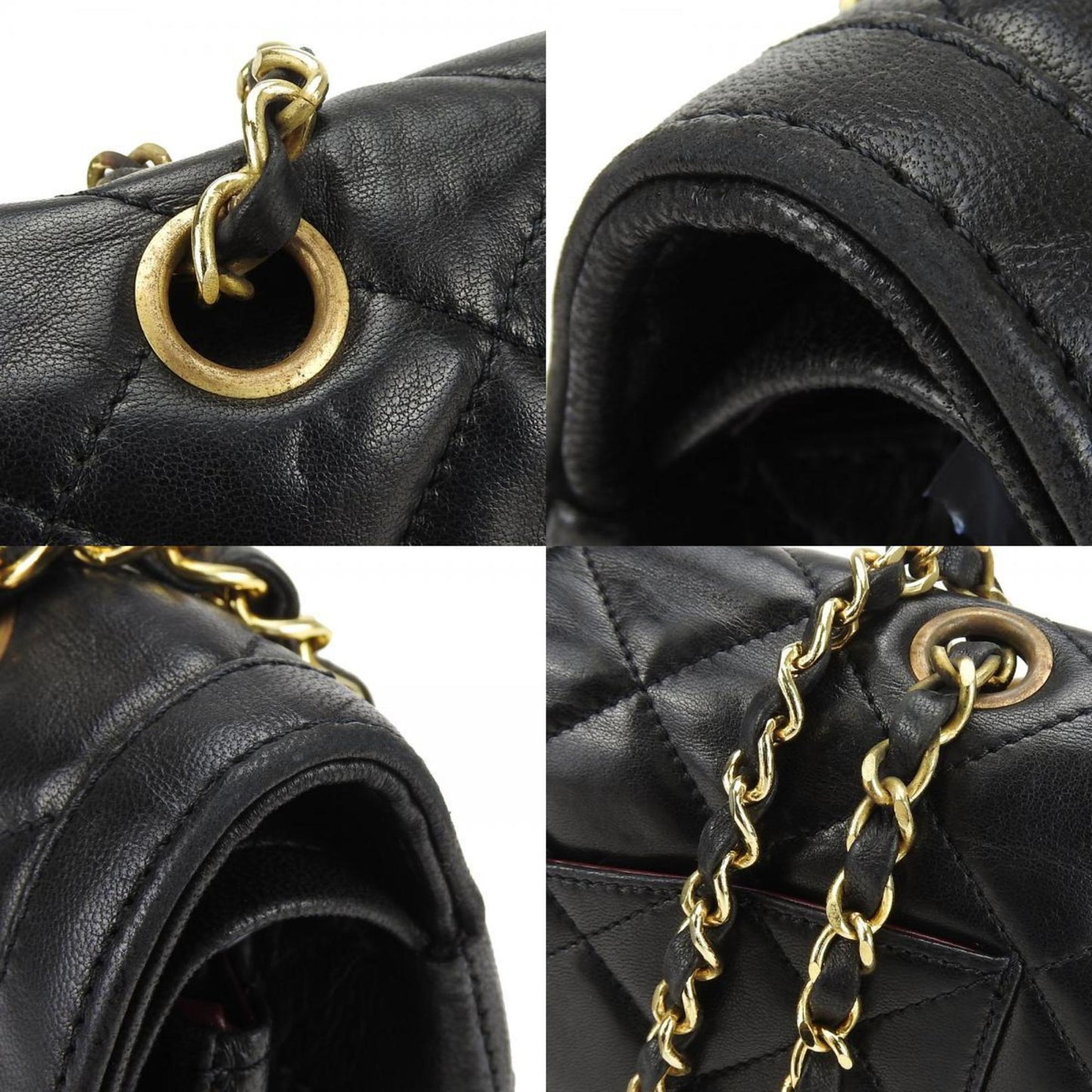 Chanel Black Leather Shoulder Bag (Pre-Owned)