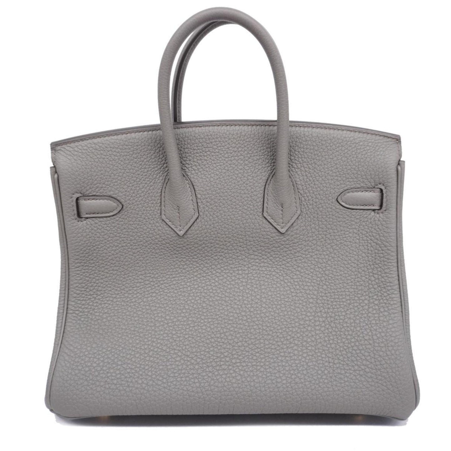 Hermès Birkin 25 Grey Leather Handbag (Pre-Owned)