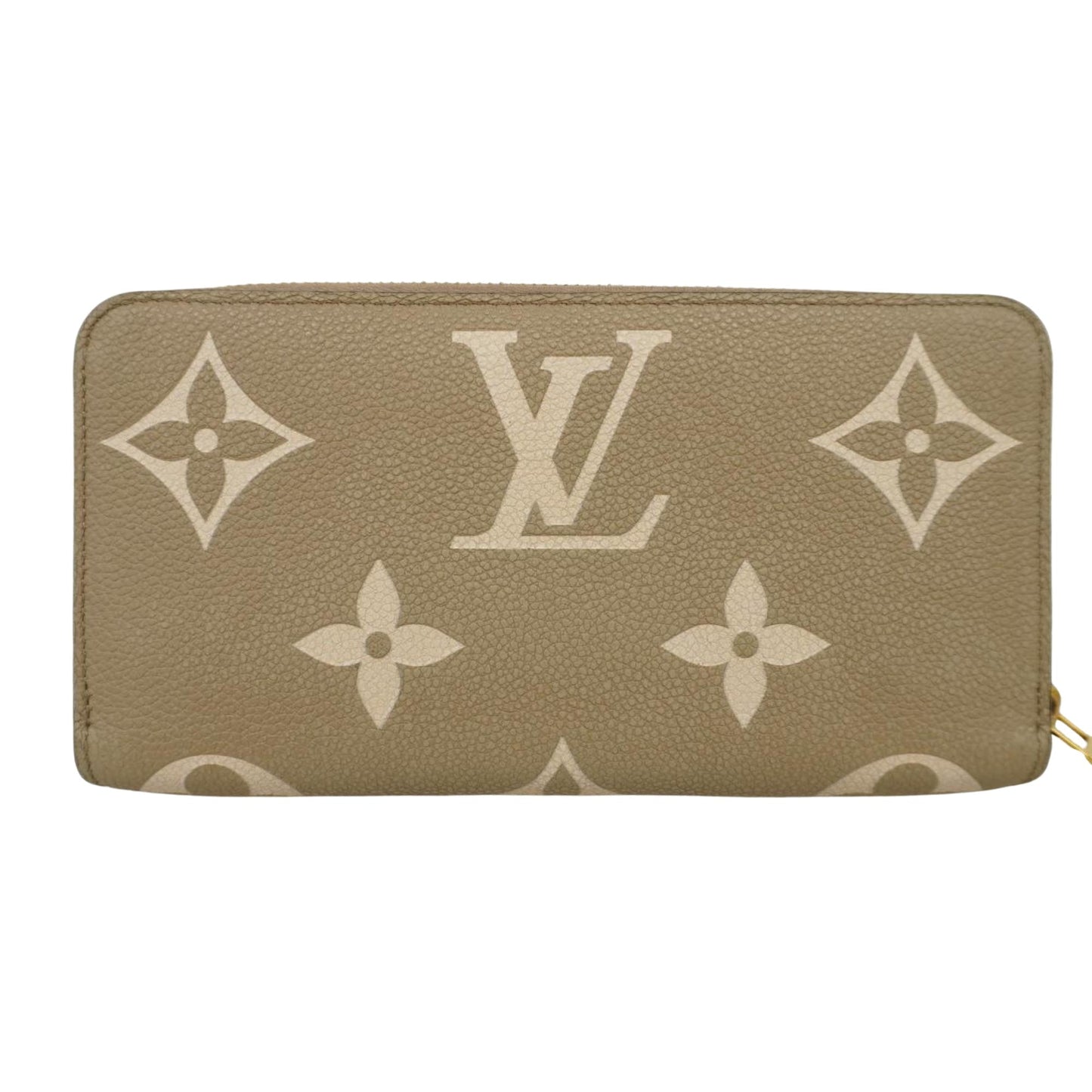 Louis Vuitton Zippy Wallet Beige Canvas Wallet  (Pre-Owned)