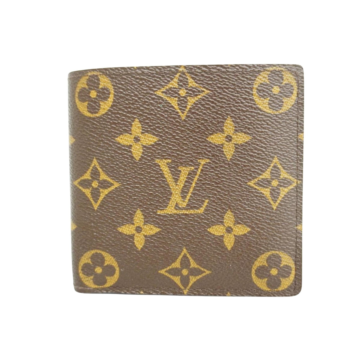 Louis Vuitton Portefeuille Marco Brown Canvas Wallet  (Pre-Owned)