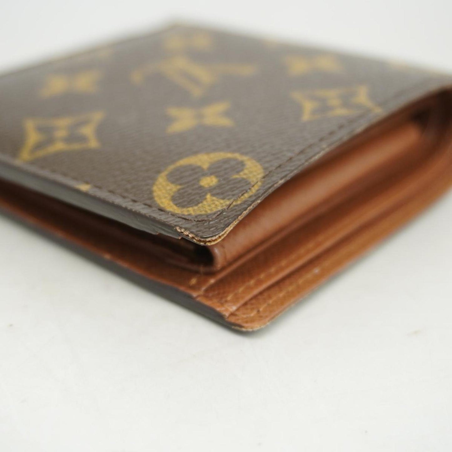 Louis Vuitton Portefeuille Marco Brown Canvas Wallet  (Pre-Owned)