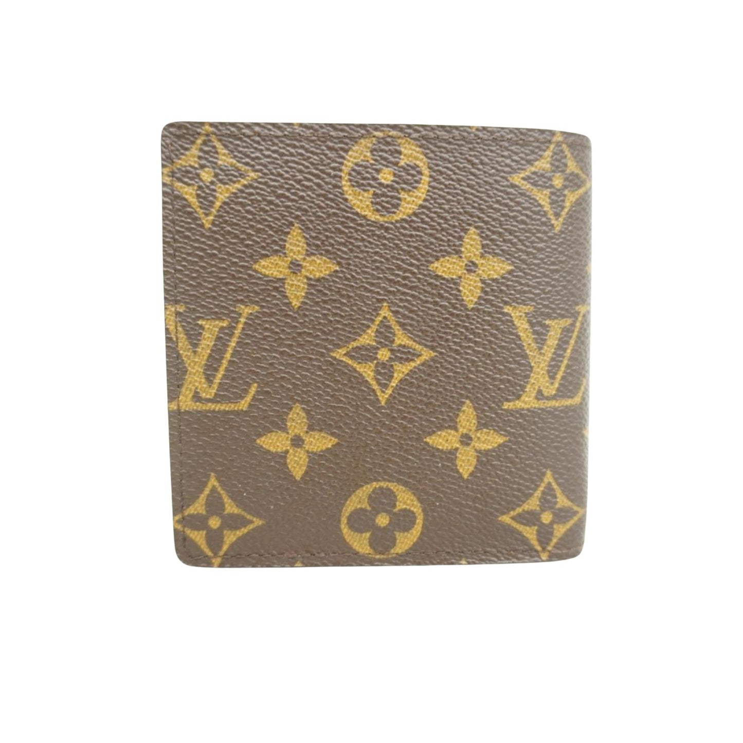 Louis Vuitton Portefeuille Marco Brown Canvas Wallet  (Pre-Owned)