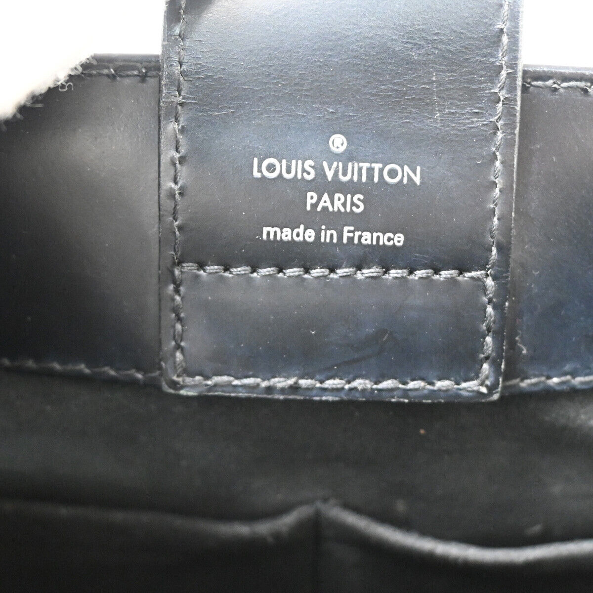 Louis Vuitton Kleber Black Silver Handbag (Pre-Owned)