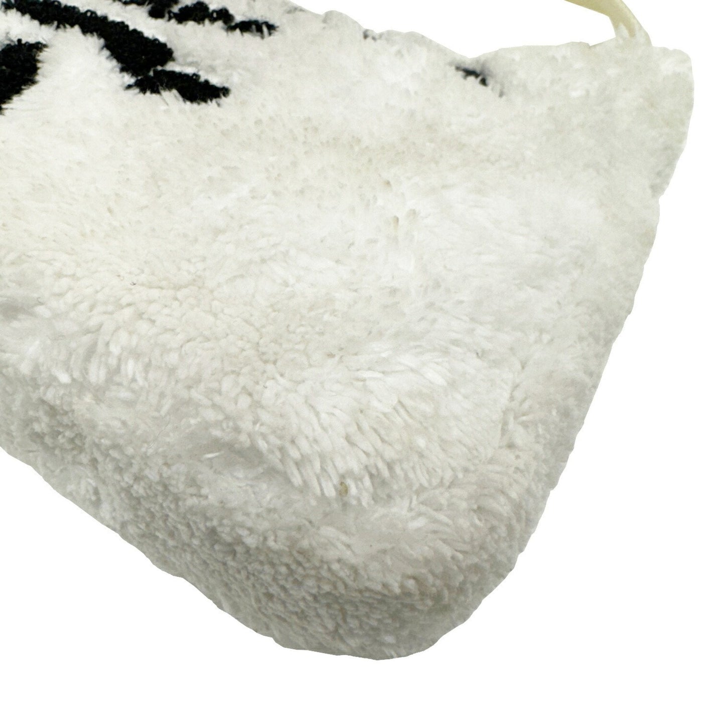 Prada Re-Edition White Fur Shoulder Bag (Pre-Owned)