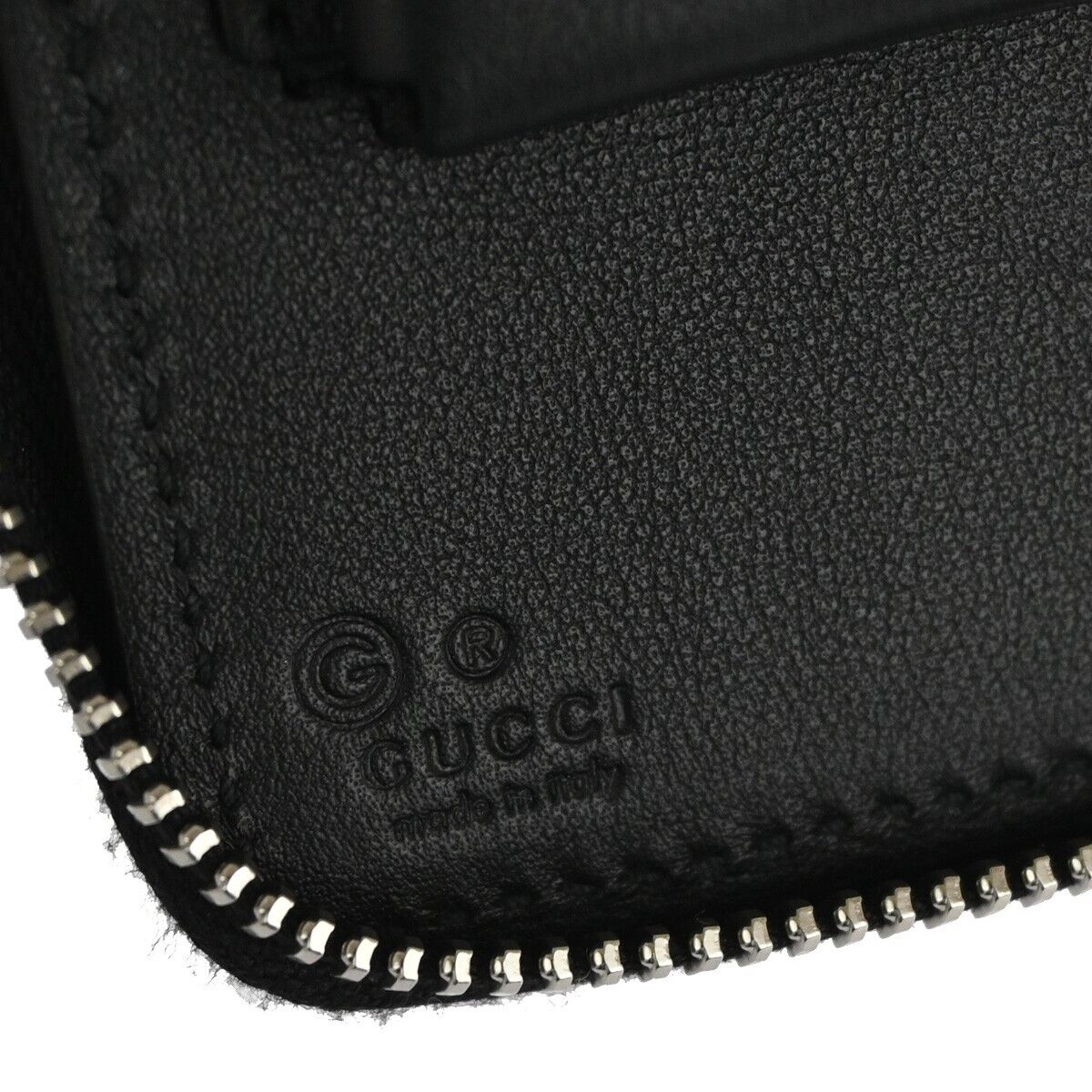 Gucci Black Leather Wallet  (Pre-Owned)