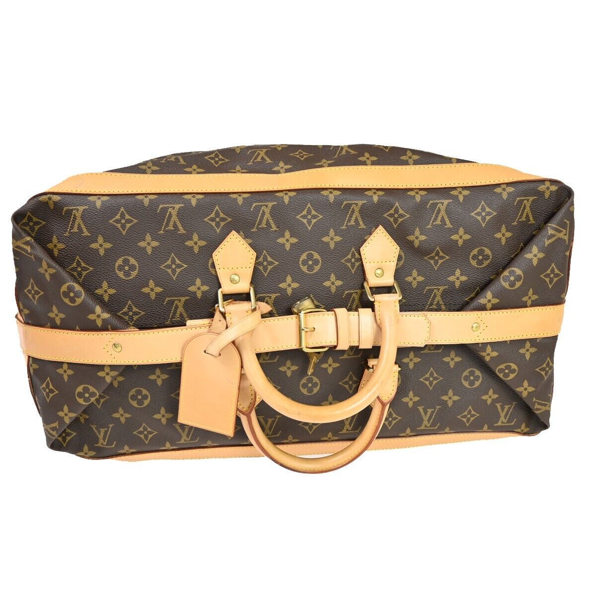 Louis Vuitton Cruiser Brown Canvas Travel Bag (Pre-Owned)