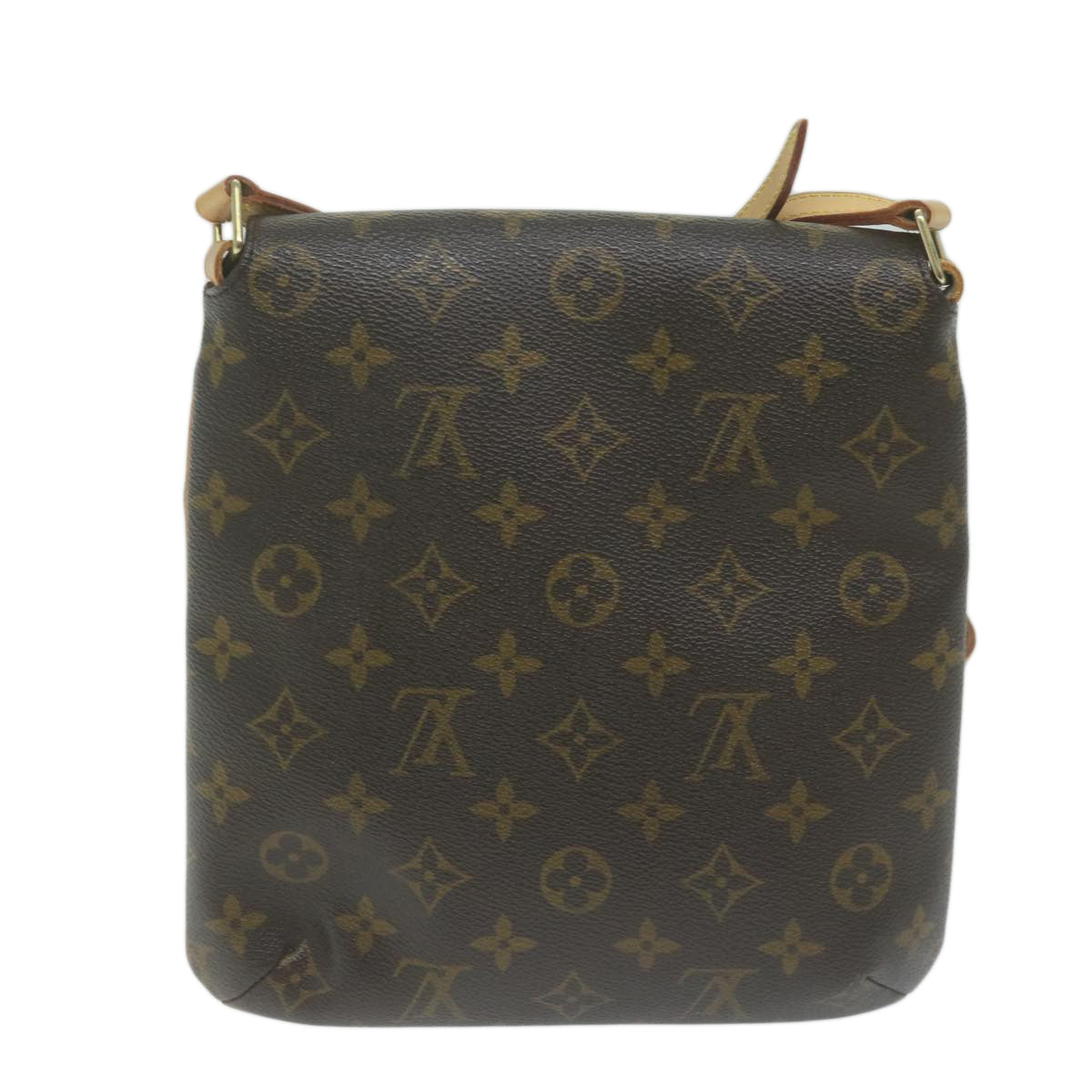 Louis Vuitton Looping Brown Canvas Shoulder Bag (Pre-Owned)