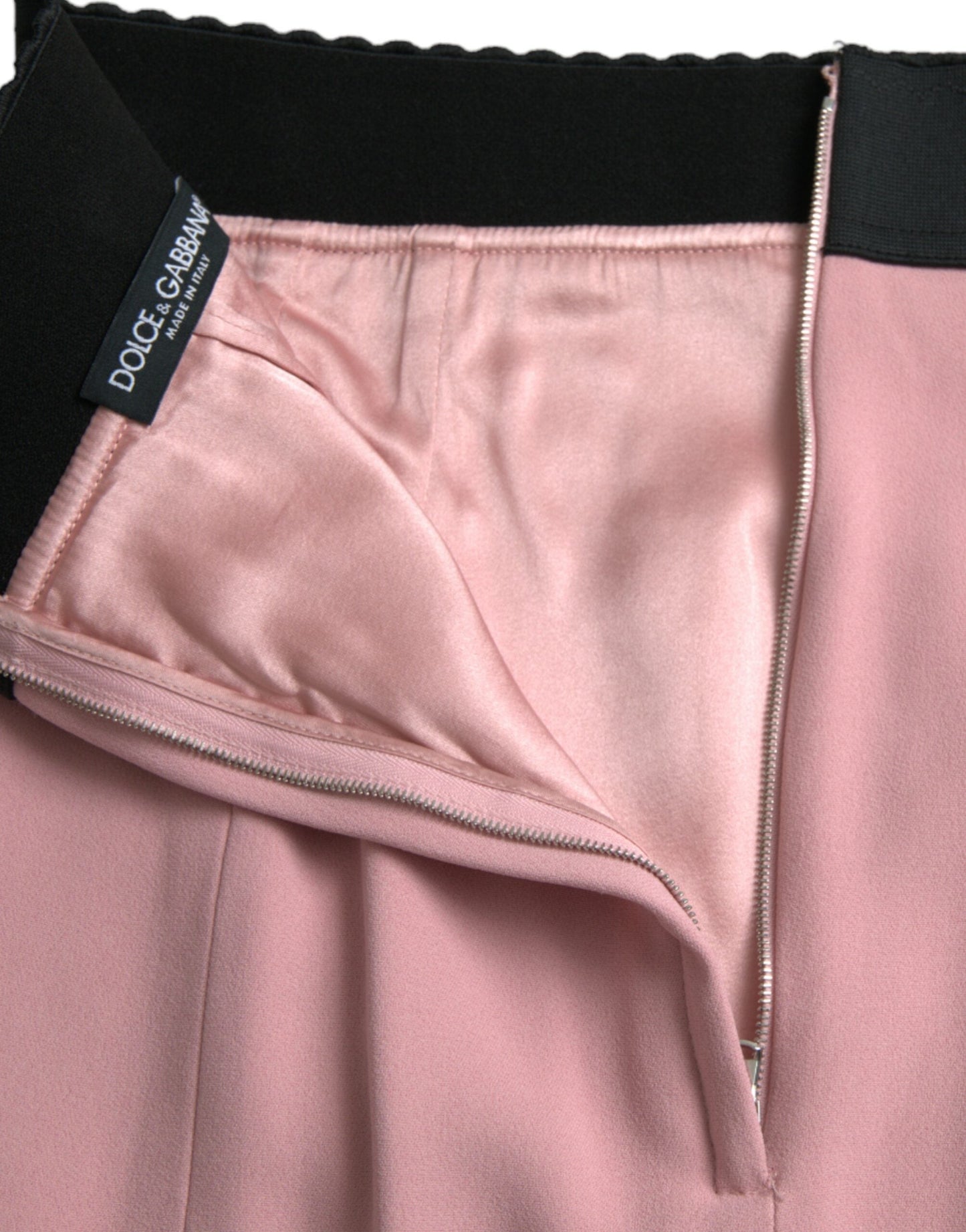 Dolce & Gabbana Elegant High Waist Pencil Skirt in Women's Pink