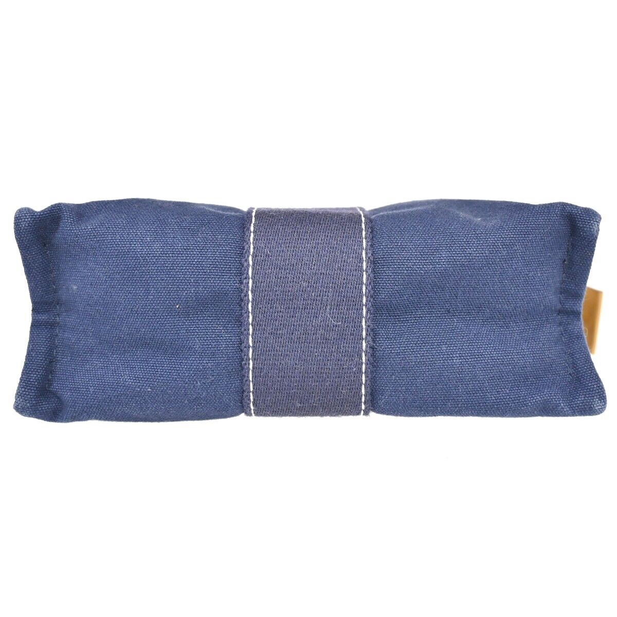 Hermès Deauville Navy Cotton Clutch Bag (Pre-Owned)