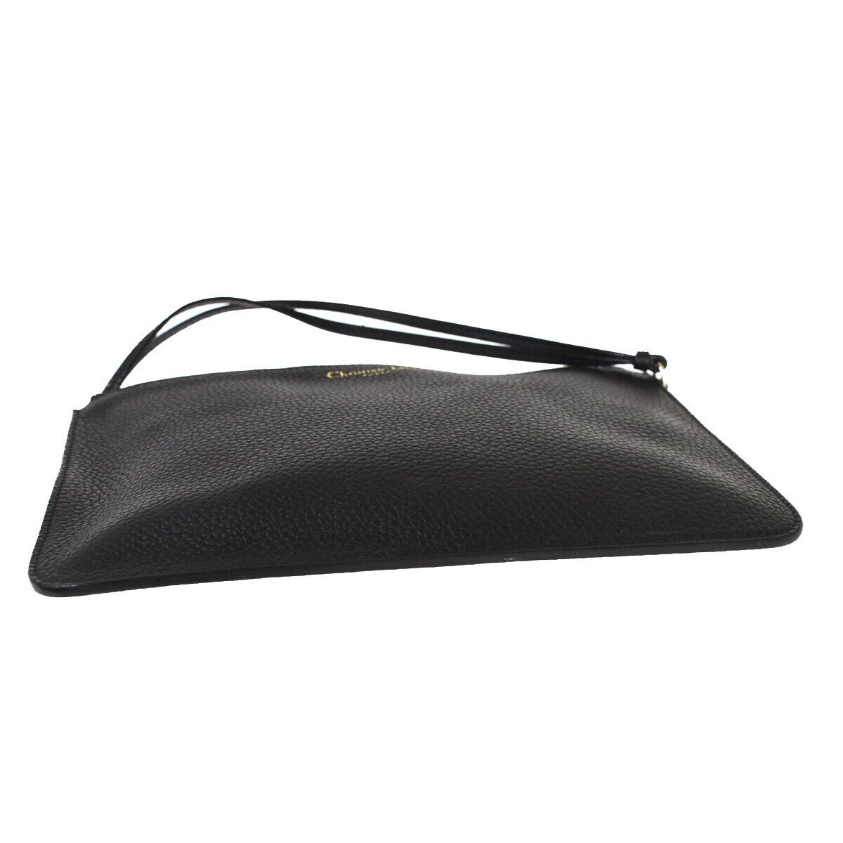 Dior Black Leather Clutch Bag (Pre-Owned)