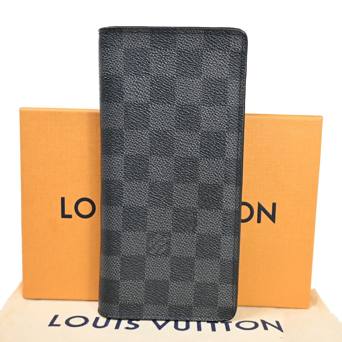 Louis Vuitton Brazza Black Canvas Wallet  (Pre-Owned)
