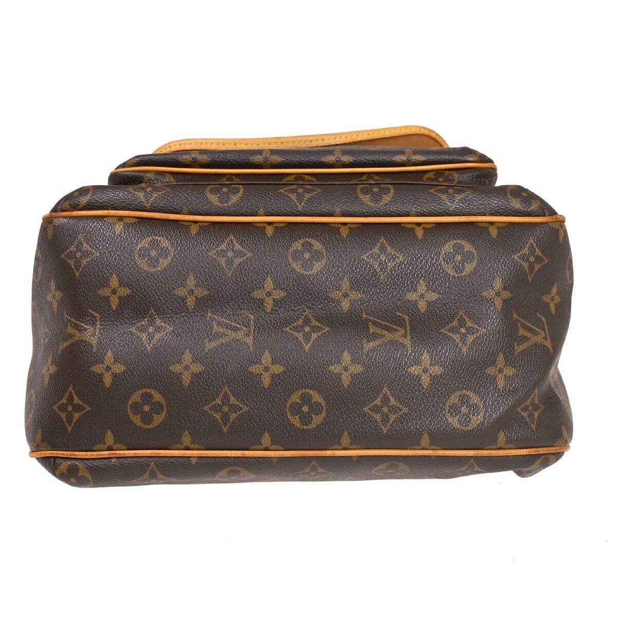 Louis Vuitton Tikal Brown Canvas Shoulder Bag (Pre-Owned)