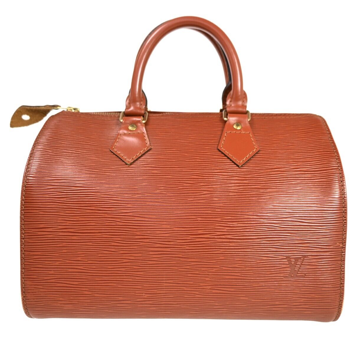 Louis Vuitton Speedy 25 Brown Leather Handbag (Pre-Owned)