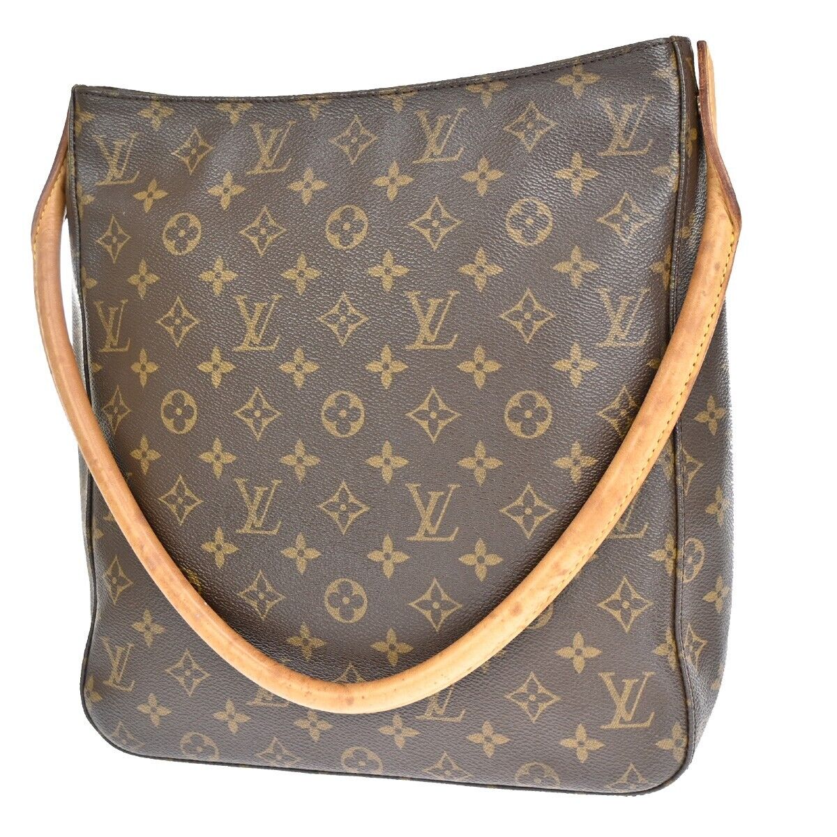 Louis Vuitton Looping Gm Brown Canvas Shoulder Bag (Pre-Owned)