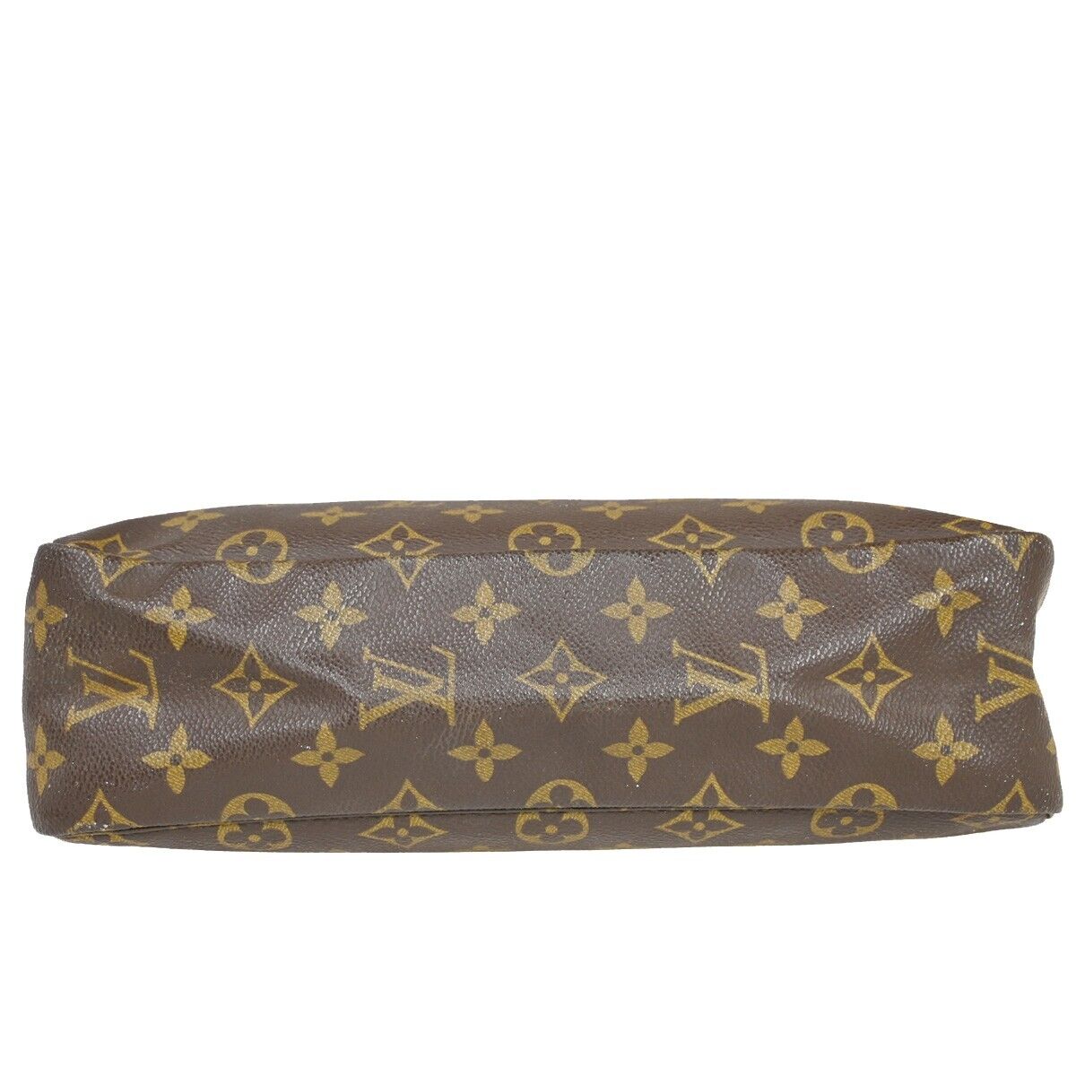 Louis Vuitton Trousse Toilette 28 Brown Canvas Clutch Bag (Pre-Owned)