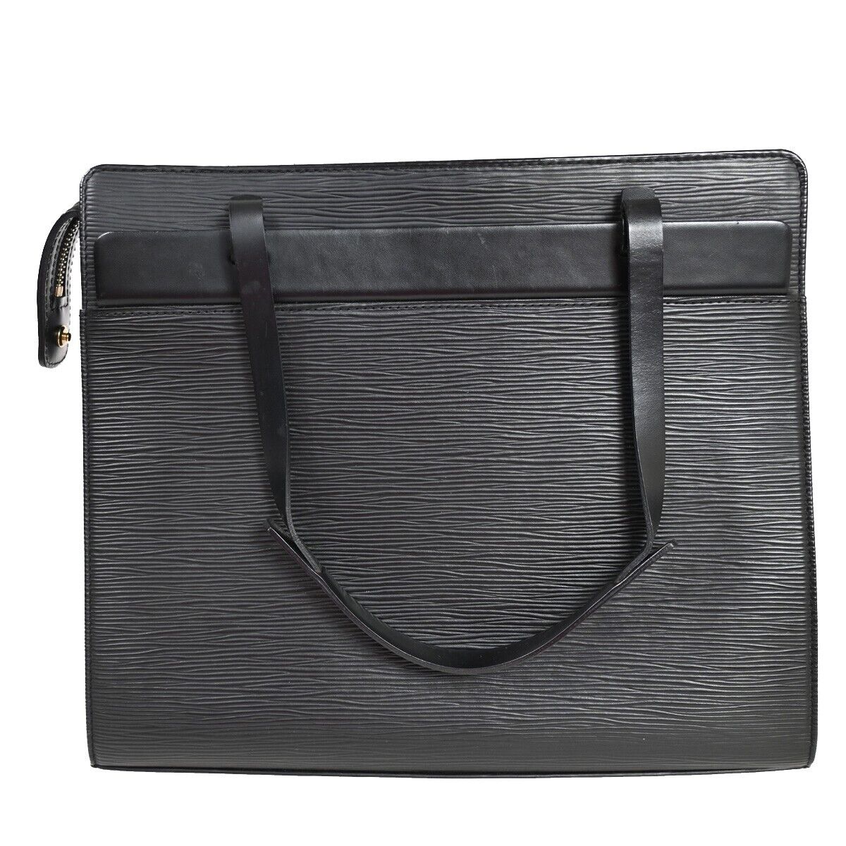 Louis Vuitton Croisette Black Leather Handbag (Pre-Owned)