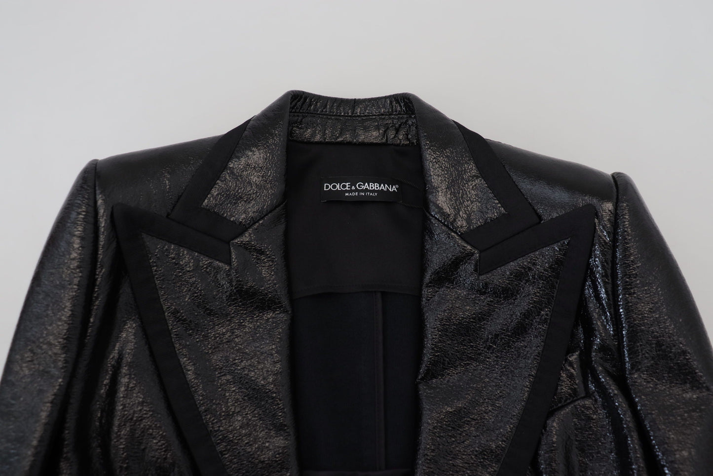 Dolce & Gabbana Elegant Cropped Black Designer Women's Jacket
