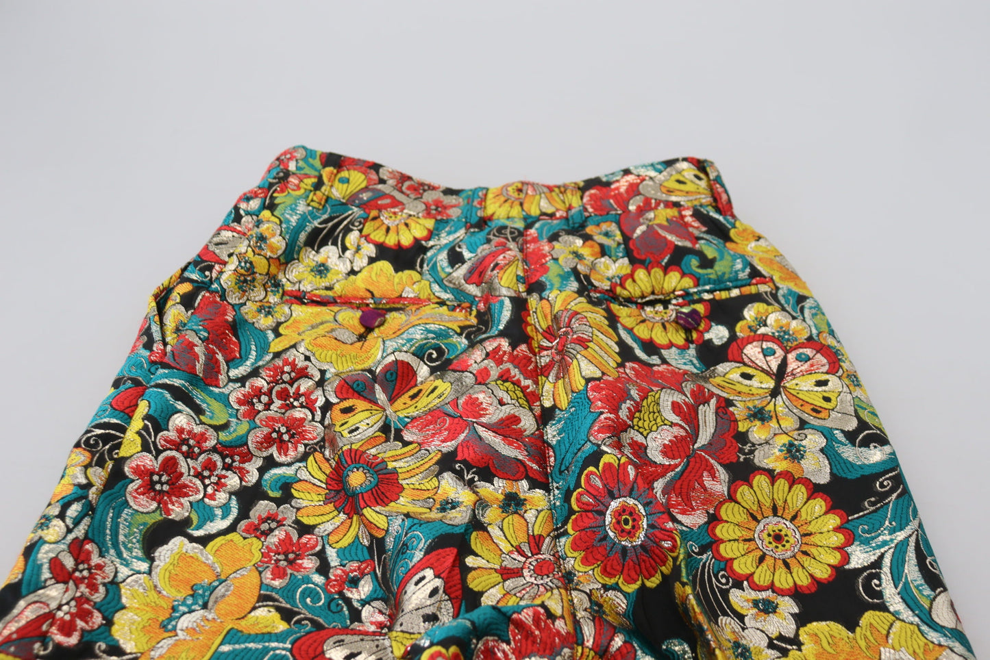 Dolce & Gabbana Elegant Multicolor Woven Women's Pants