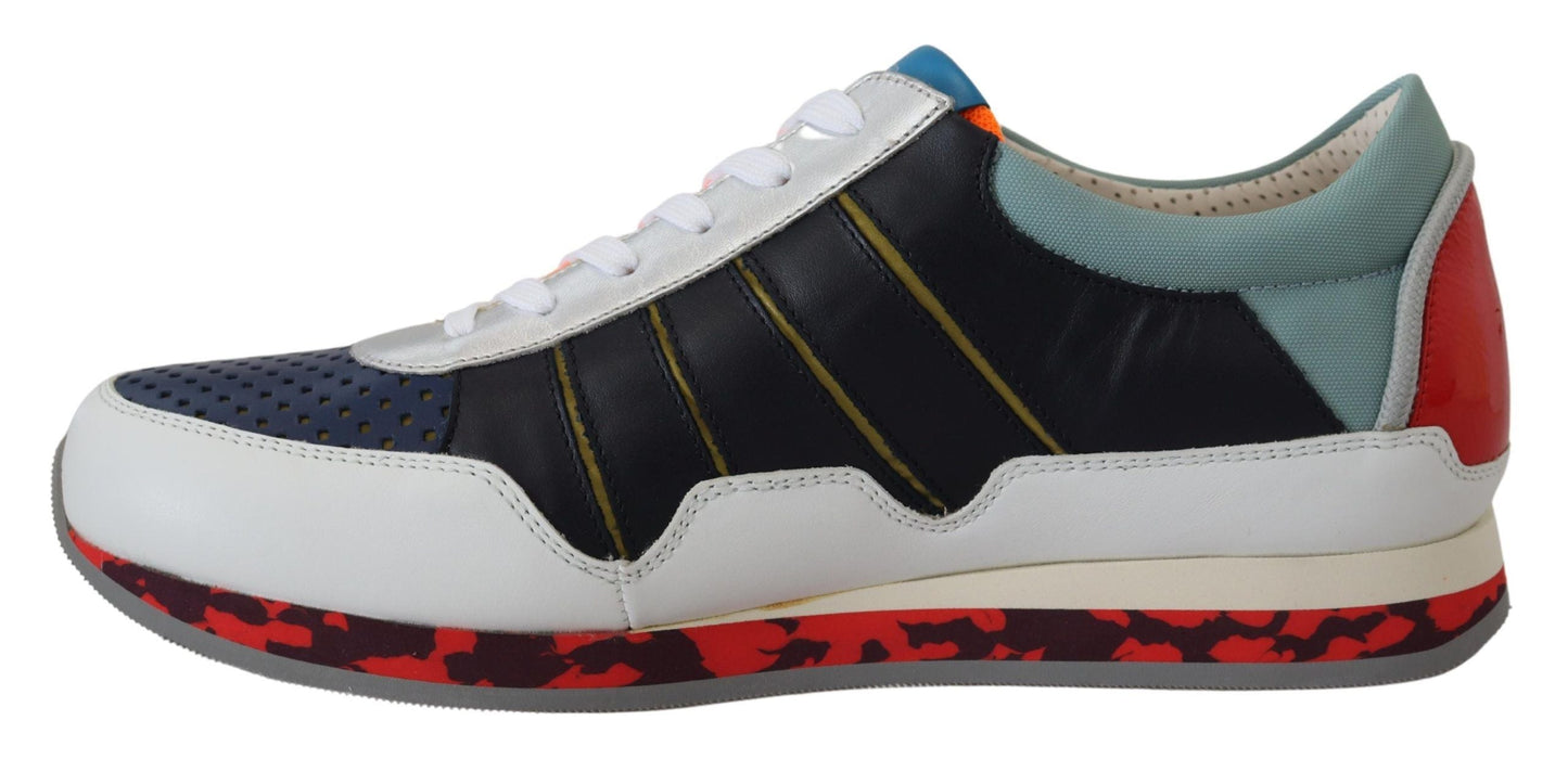 Dolce & Gabbana Elegant Multicolor Low Top Men's Sneakers