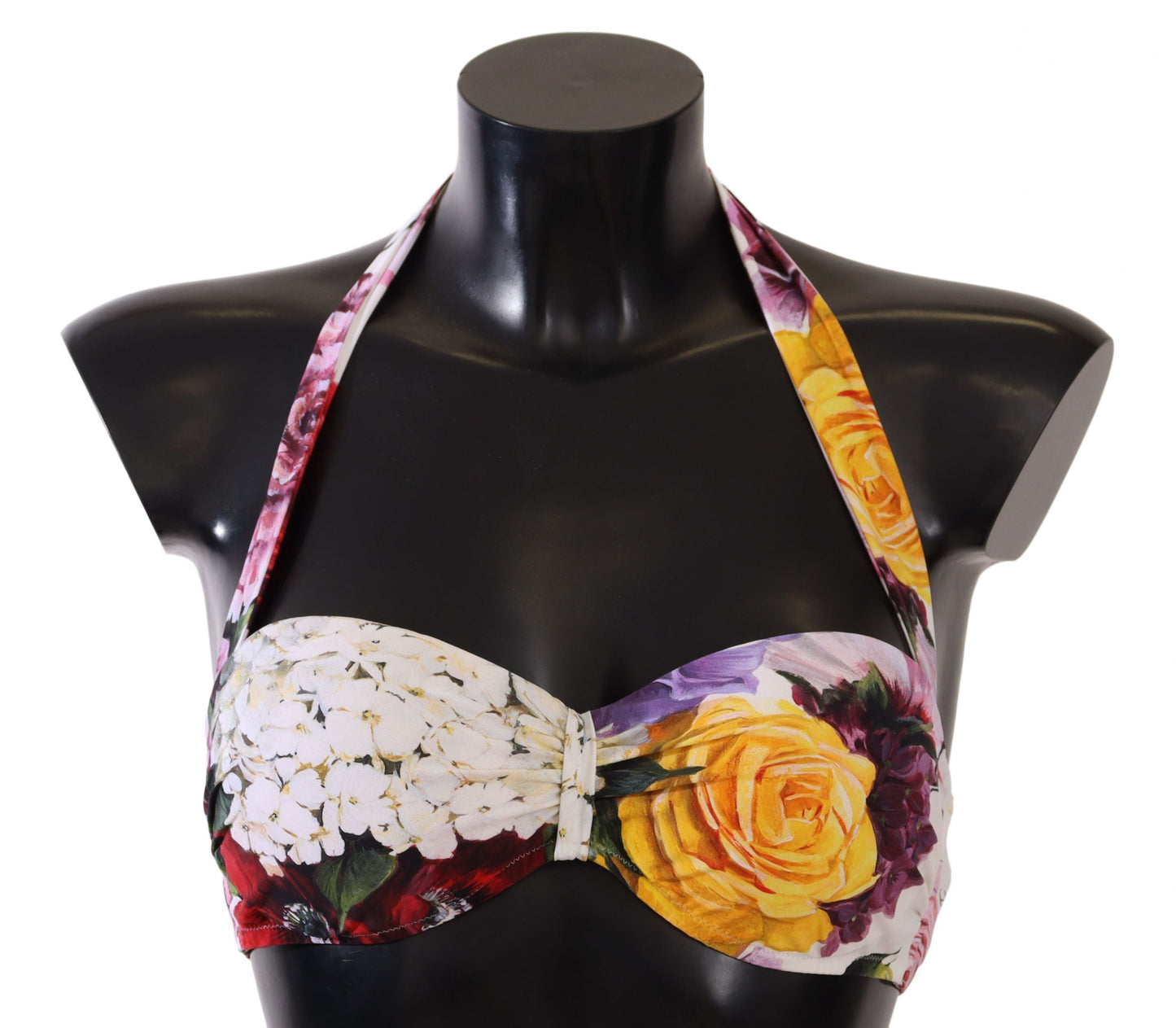 Dolce & Gabbana Chic Floral Print Bikini Top - Summer Women's Essential