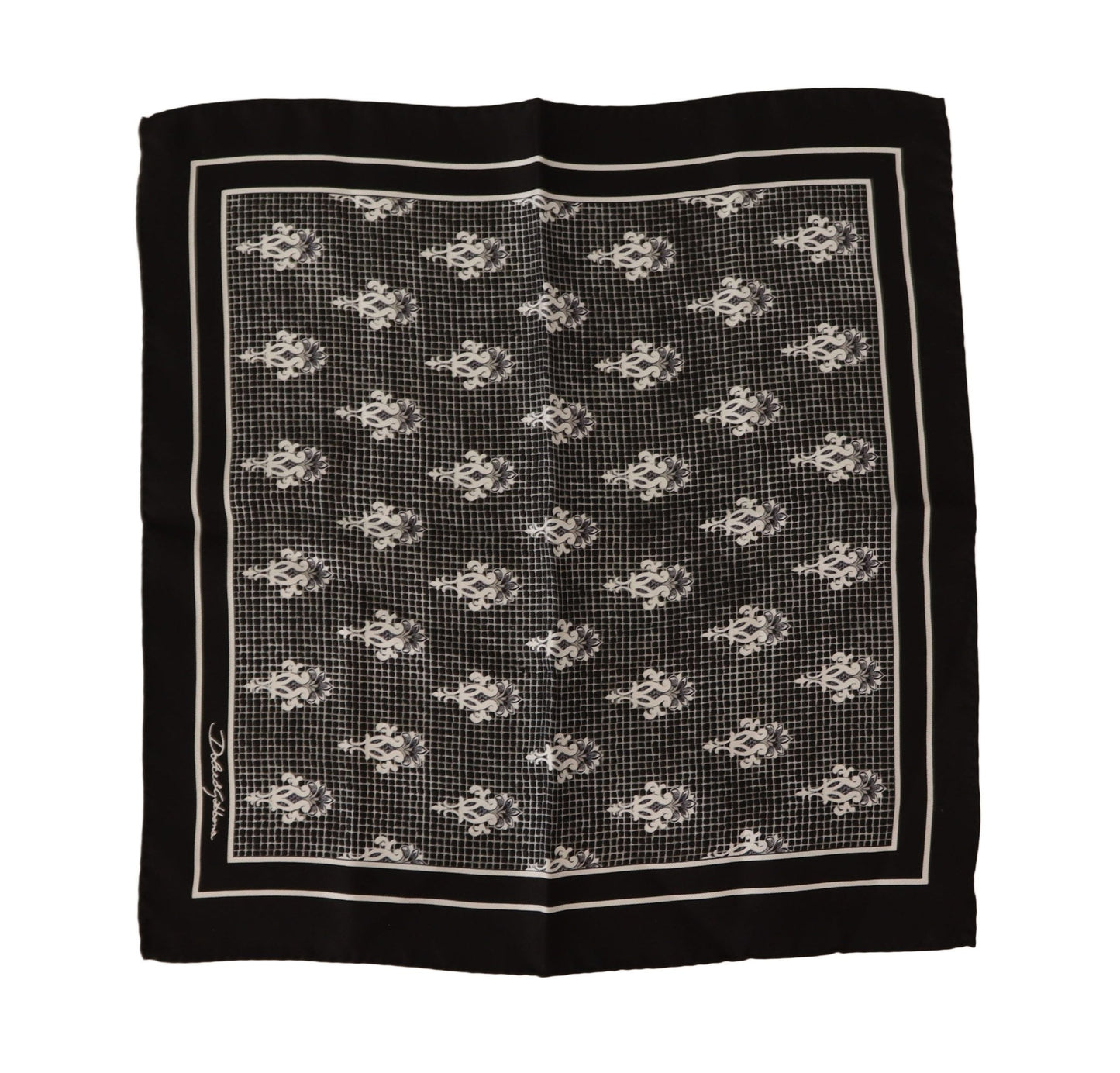 Dolce & Gabbana Elegant Silk Pocket Square Men's Handkerchief