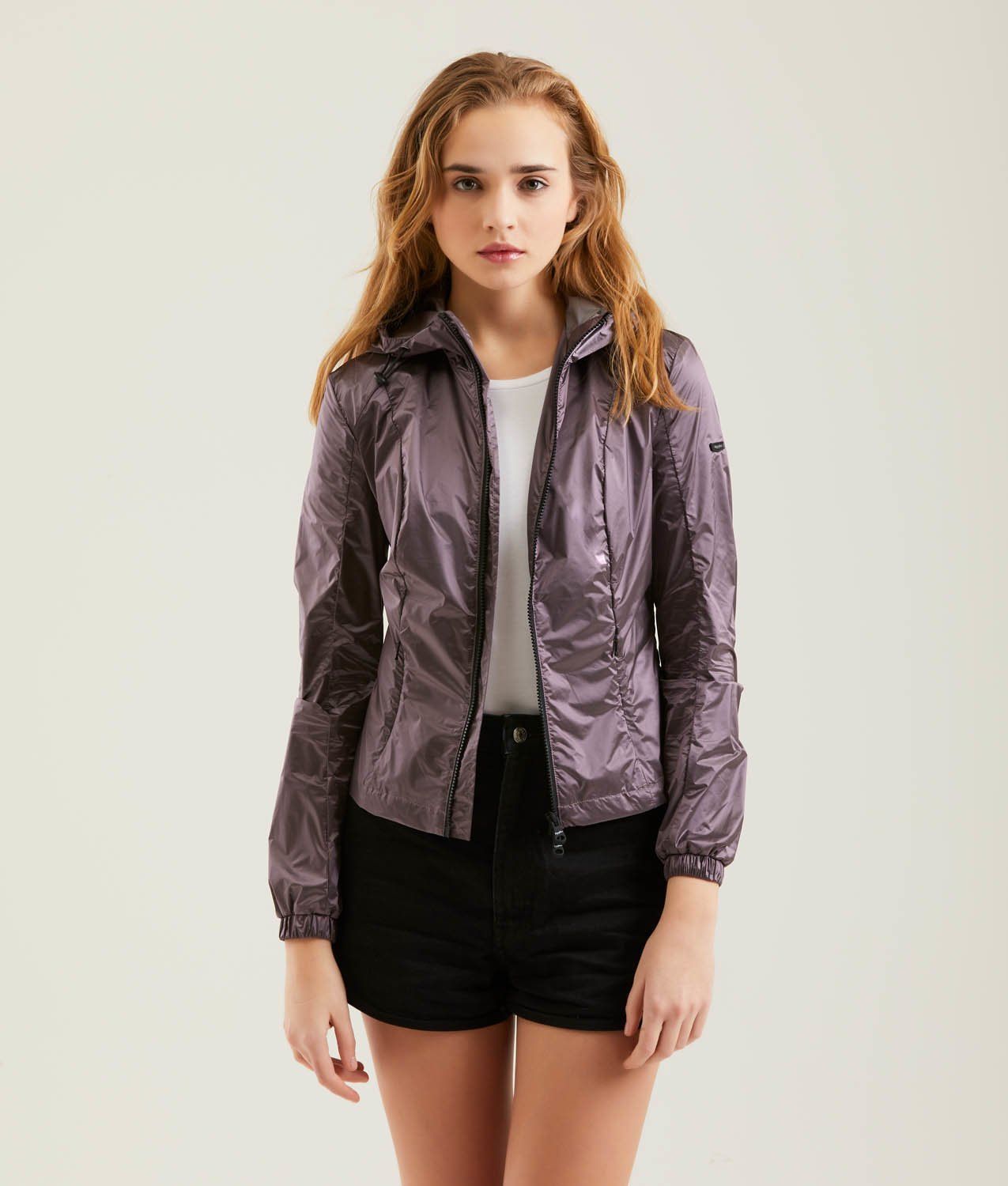 Refrigiwear Sleek Ultra-Light Metallic Nylon Women's Jacket